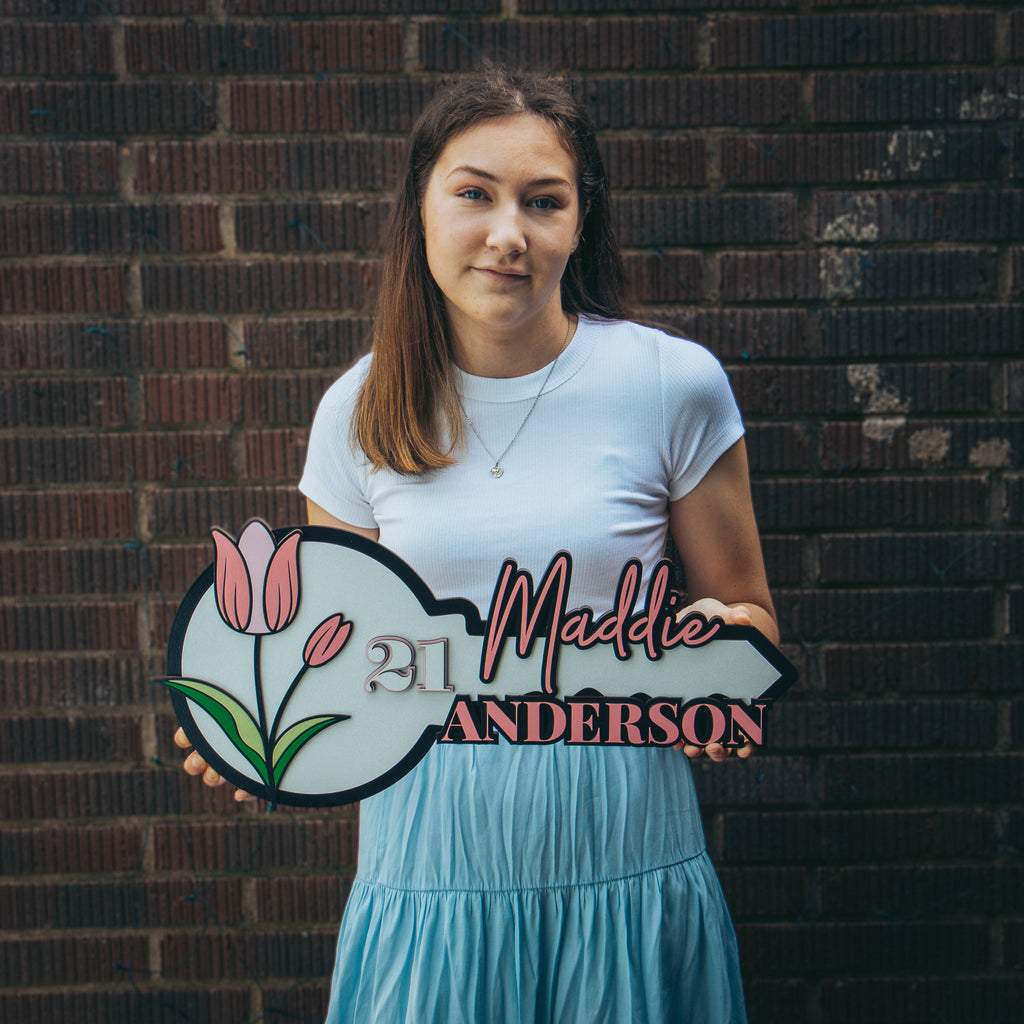 Layered 21st Key - Custom Designed