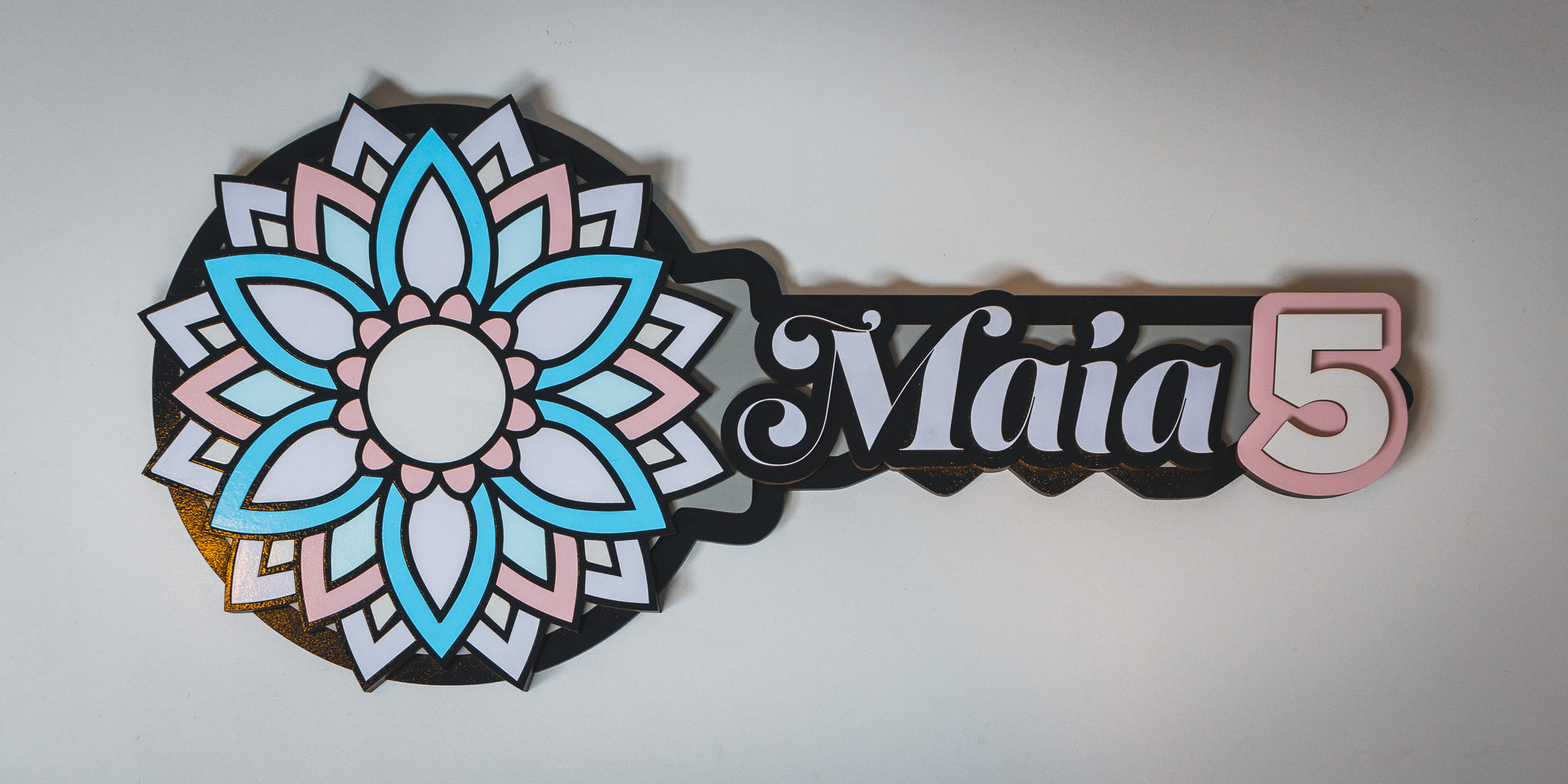 Layered 21st Key - Custom Designed