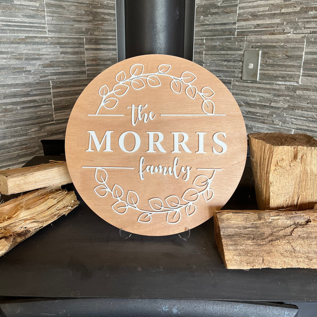 The Morris Family Plaque