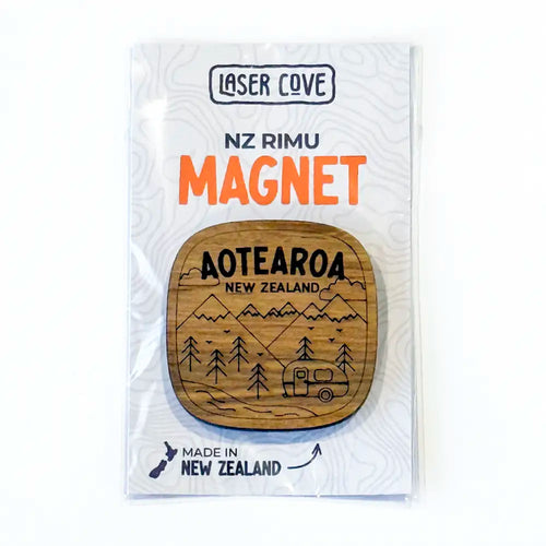 Mountains NZ Rimu Magnet